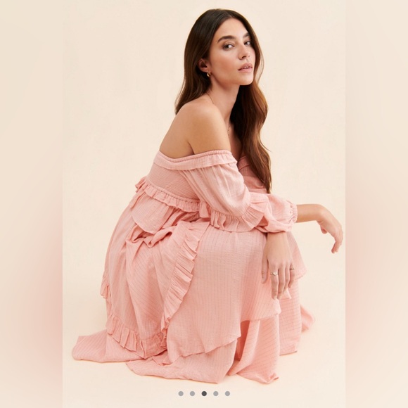 Spell & The Gypsy Clementine Mermaid Maxi Dress – Size L - Picture 4 of 11